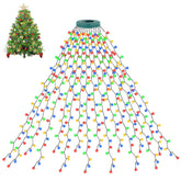 Multicolor Christmas Tree Fairy Lights, 16 Strings x 2m, 400 LEDs, Mains Powered with 8 Modes, Memory & Timer, Waterproof for 5-10ft Trees – Indoor & Outdoor